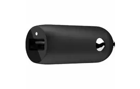 Зарядний пристрій Belkin Car Charger (18W) QC3, black (CCA002BTBK) - Фото