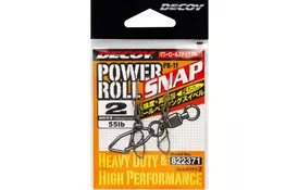Вертлюг Decoy с застежкой PR-11 Powerroll Snap 0 2 шт/уп (1562.08.35) - Фото