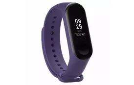 Ремінець для фітнес браслета BeCover Silicone для Xiaomi Mi Band 3/4 Purple (704129) - Фото