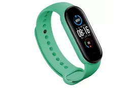 Ремінець для фітнес браслета BeCover Silicone для Xiaomi Mi Smart Band 5 Green (705067) - Фото