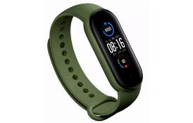 Ремешок для фитнес браслета BeCover Silicone для Xiaomi Mi Smart Band 5 Khaki (705068) - Фото