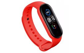 Ремешок для фитнес браслета BeCover Silicone для Xiaomi Mi Smart Band 5 Red (705071) - Фото