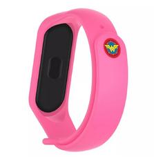 Ремешок для фитнес браслета Armorstandart Superhero Edition для Xiaomi Mi Band 5 Wonder Woman Pink (ARM57070)