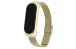 Ремешок для фитнес браслета BeCover Metal для Xiaomi Mi Smart Band 5 Gold (705148)