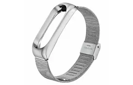 Ремінець для фітнес браслета BeCover Metal для Xiaomi Mi Smart Band 5 Silver (705147) - Фото