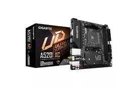 Материнська плата GIGABYTE A520I AC - Фото Материнська плата GIGABYTE A520I AC - Фото