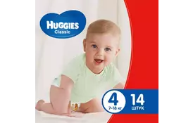 Подгузник Huggies Classic 4 Giga 82 шт (5029053547299) - Фото