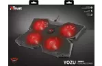 Подставка для ноутбука GXT278 YOZU COOLING (17.3'') RED LED Black