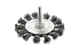 Щітка для електроінструменту Зеніт дискова плетені сталь 75 мм, 0,5 мм (36103075) - Фото