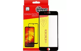 Стекло защитное DENGOS 5D iPhone 7/8 Plus black (TGFG-20) - Фото
