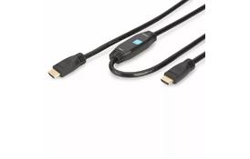 Кабель мультимедийный HDMI to HDMI 40.0m DIGITUS (AK-330105-400-S) - Фото