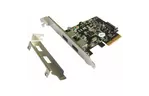 Контроллер ST-Lab USB 3.1 Gen2 2x Type-A (up to 10 Gbit), PCI-E Gen-III x2+ LP (U-1780)