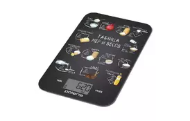 Весы кухонные POLARIS PKS 1053DG Chalk - Фото