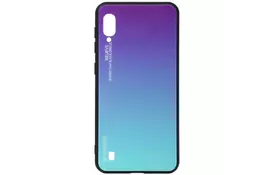 Чохол для моб. телефону BeCover Gradient Glass Samsung Galaxy M10 2019 SM-M105 Purple-Blue (703871) - Фото