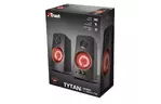 Trust Акустическая система (Колонки) 2.0 GXT 608 Tytan Illuminated Speaker Set BLACK