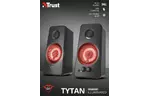 Trust Акустическая система (Колонки) 2.0 GXT 608 Tytan Illuminated Speaker Set BLACK