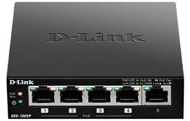 Комутатор D-Link DES-1005P (DES-1005P/B1A) - Фото