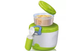 Набір дитячого посуду Chicco Easy Meal з ложкою Зелений з білим (07659.00) - Фото