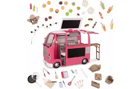 Игровой набор Our Generation транспорт для кукол Продуктовый фургон розовый (BD37969Z) - Фото