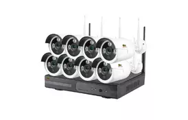 Комплект видеонаблюдения Partizan Outdoor Wireless Kit IP-37 2Mp 8xIP+1xNVR v1.1 (10522) - Фото