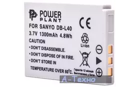 Акумулятор до фото/відео PowerPlant Sanyo DB-L40 (DV00DV1259) - Фото