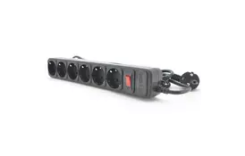 Сетевой фильтр питания Merlion 6 розеток, 1,8м (B618) - Фото