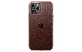 Чохол для моб. телефону Spigen iPhone 12/12 Pro Liquid Crystal Glitter, Rose Quartz (ACS01699) - Фото
