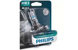 Автолампа PHILIPS HB3 X-treme VISION PRO +150%, 3700K, 1шт/блістер (9005XVPB1) - Фото