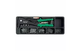 Заклепочник TOPTUL з набором заклепок (в ложементі) (GAAT0101) - Фото