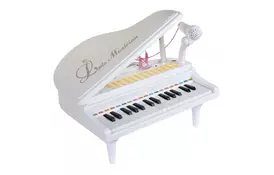 Музична іграшка Baoli піаніно-синтезатор Маленький музикант з мікрофоном 31 клави (BAO-1504C-W) - Фото