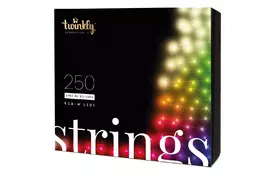 Гирлянда Twinkly Smart LED Strings RGBW 250, BT + WiFi, Gen II, IP44, кабель (TWS250SPP-BEU) - Фото