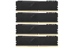 Модуль памяти для компьютера DDR4 64GB (4x16GB) 3000 MHz Fury Black Kingston (HX430C16FB4K4/64)