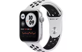 Смарт-часы Apple Watch Nike Series 6 GPS 44mm Silver Aluminum Case with Pure (MG293UL/A) - Фото