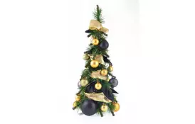 Искусственная елка YES! Fun h-065 м с украшениями Золотой вечер (904292) - Фото
