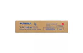 Тонер-картридж TOSHIBA T-FC28EM 24K MAGENTA, для e-STUDIO 2330, 2820, 3520, 4520 (6AJ00000048) - Фото