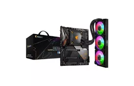 Материнская плата GIGABYTE Z490 AORUS MASTER WATERFORCE (Z490 AORUS MASTER WF) - Фото