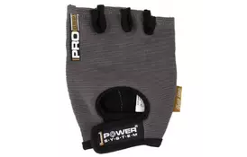 Перчатки для фитнеса Power System Pro Grip PS-2250 S Grey (PS-2250_S_Grey) - Фото