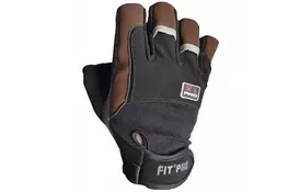 Перчатки для фитнеса Power System X1 Pro FP-01 XXL Black/Brown (FP-01_2XL_Black-Brown) - Фото