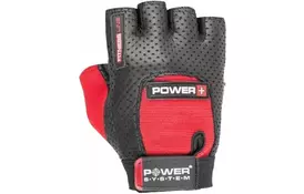 Перчатки для фитнеса Power System Power Grip PS-2800 XS Black/Red (PS-2500_XS_Black-red) - Фото