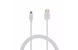 Дата кабель USB 2.0 AM to Micro 5P 2.5m white Grand-X (PM025W) - Фото