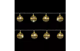 Гирлянда Luca Lighting Золотые шарики 1,05 м (8712799935518) - Фото