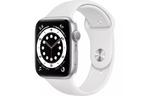 Смарт-часы Apple Watch Series 6 GPS, 44mm Silver Aluminium Case with White Sp (M00D3UL/A)