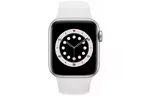 Смарт-часы Apple Watch Series 6 GPS, 44mm Silver Aluminium Case with White Sp (M00D3UL/A)