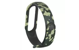 Ремешок для фитнес браслета XoKo Силіконовий ремінець XoKo для Xiaomi Mi Smart Band 5 Khaki G (XK-SL5-KGRN) - Фото