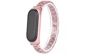 Ремінець для фітнес браслета XoKo Metal для Xiaomi Mi Band 3/4 Rose Gold (XK-XM-NJ-Rose Gold) - Фото