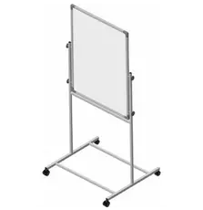 Флипчарт Sector 75х100см, двусторонний магнитно-маркерный, магнитно-меловой (KM-07510)