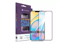 Скло захисне MakeFuture Apple iPhone 12 mini Full Cover Full Glue (MGF-AI12M) - Фото