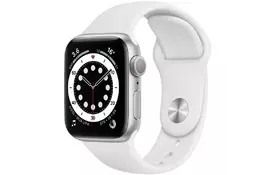 Смарт-годинник Apple Watch Series 6 GPS, 40mm Silver Aluminium Case with White Sp (MG283UL/A) - Фото