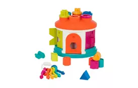 Розвиваюча іграшка Battat іграшка-сортер Розумний будиночок 12 форм (BT2580Z) - Фото