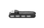 Концентратор Trust Vecco 4 Port USB 2.0 Mini Hub - black (14591_TRUST)